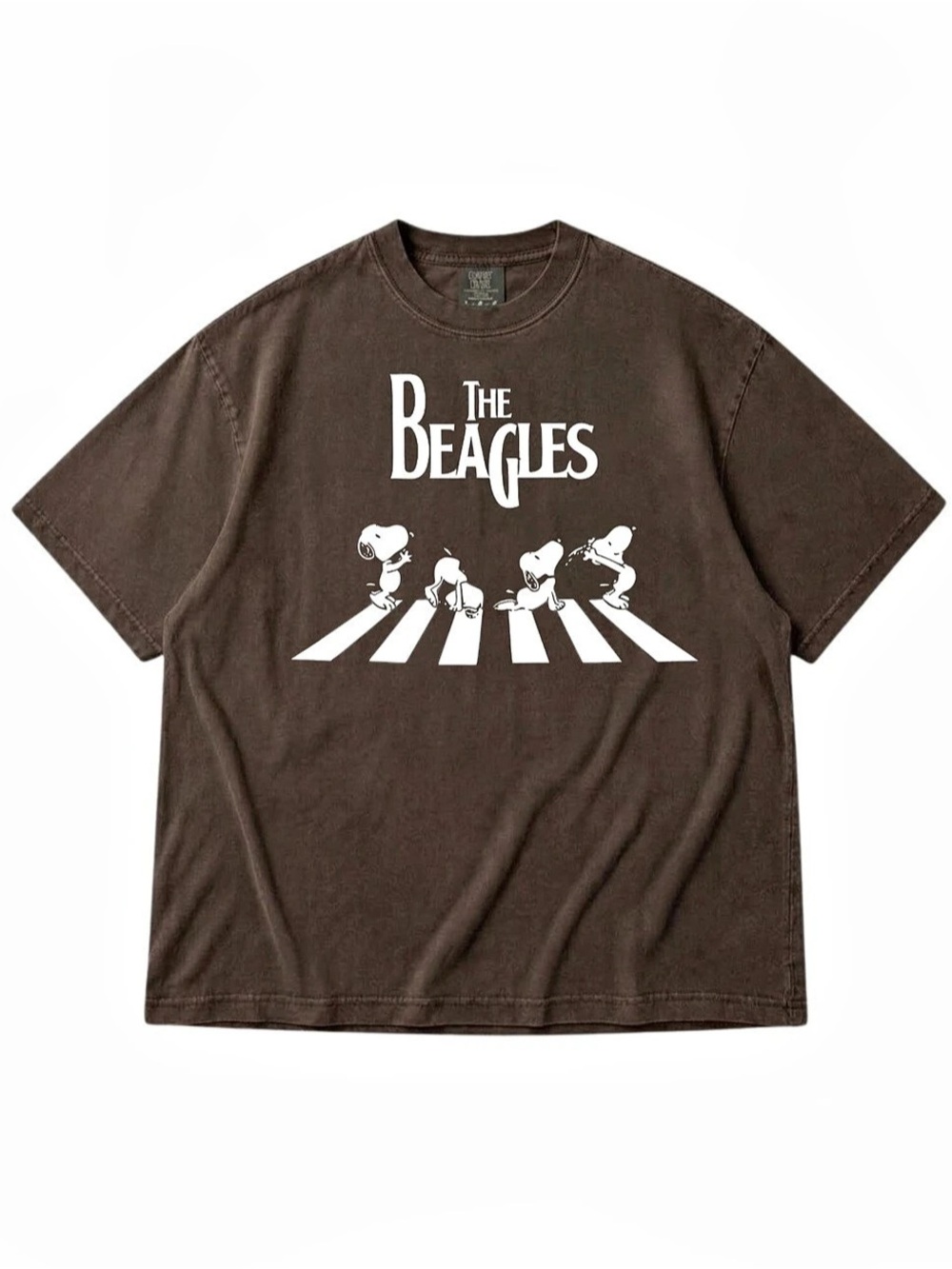 Comfort Colors Espresso The Beatles graphic tee Graphic Short Sleeve Tee Like Ne